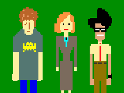 Name that Crowd? 1980s crowd it jen mos pixel art roy