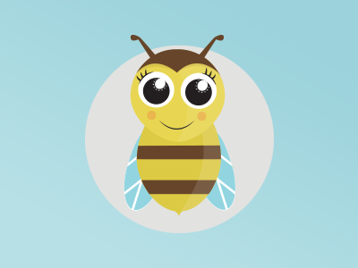 Be Like A Bee bee children logo