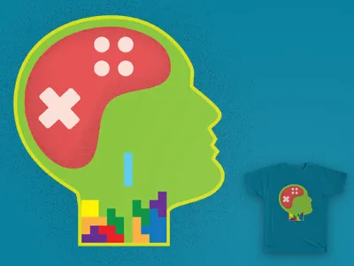 Gamer T-Shirt controller game designer gamer t shirt tetris