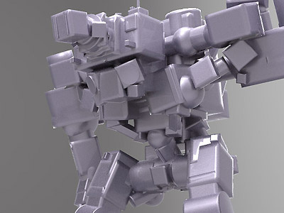 Zbrush Modeling - Mekatoy bot design meka modeling modélisation robot toy zbrush