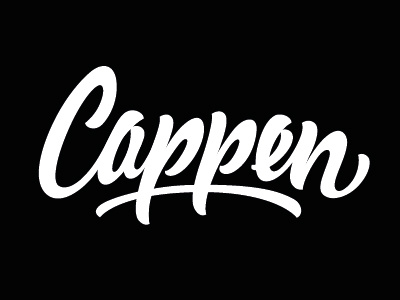 Cappen brand fuentoovehuna lettering logo