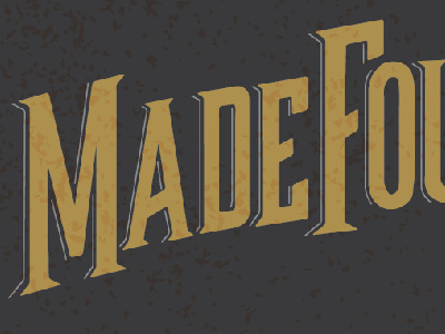 Made Found Collected Color all caps custom custom lettering custom type design design historical letterform ryon edwards serif type typography vintage