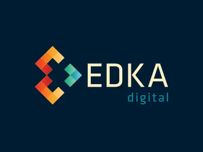 Edka Digital digital edka identity logo