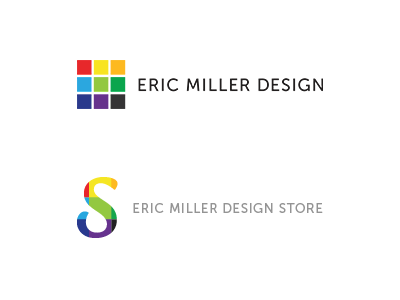 EMD Store Logo letter logo squares store