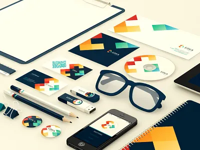 Edka Digital Identity branding corporate identity stationary