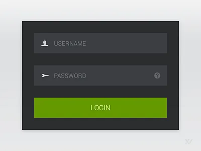 Simple Login Form form login panel signup