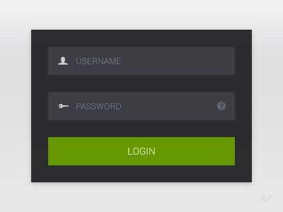 Simple Login Form form login panel signup