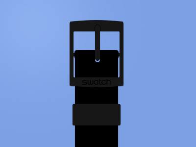 Swatch Wristband clock design flatdesign illustration ios7 swatch swiss watch wristband