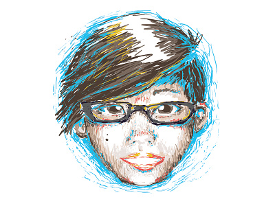 Self-Portrait illustration me pixie portrait self self portrait self portrait