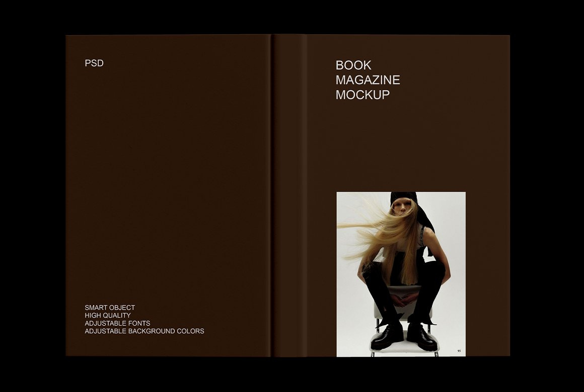 Book - Magazine Mockup book cover template book mockup book template course book cover cover mockup designer download magazien mockup magazine scene creator template canva template magazine