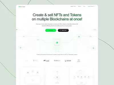 Multiple Blockchain NFT Minting UI blockchain minting crypto branding crypto ux decentralized finance digital assets interactive animations landing page ui minimalist design motion desig motion design motion graphics multi chain support nft marketplace nft platform product design smart contracts tokenization uxui design web app ux web3 ui