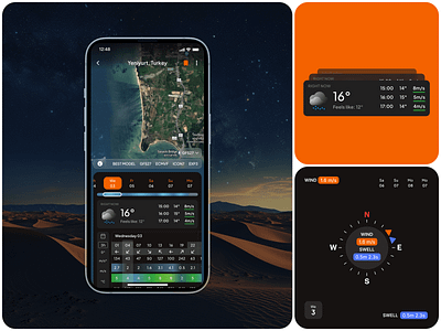 MeteoGuide - Weather Monitoring | App Design advanced weather data appdesign aviation weather custom weather alerts dataapp meteorological data meteorology mobileappdesign product design real time weather sports weather tide forecast ui ux weather weather analytics weather app weather maps weatherapp weathertools wind direction