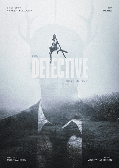 True Detective - Season One Poster design film graphic design movie poster show true detective