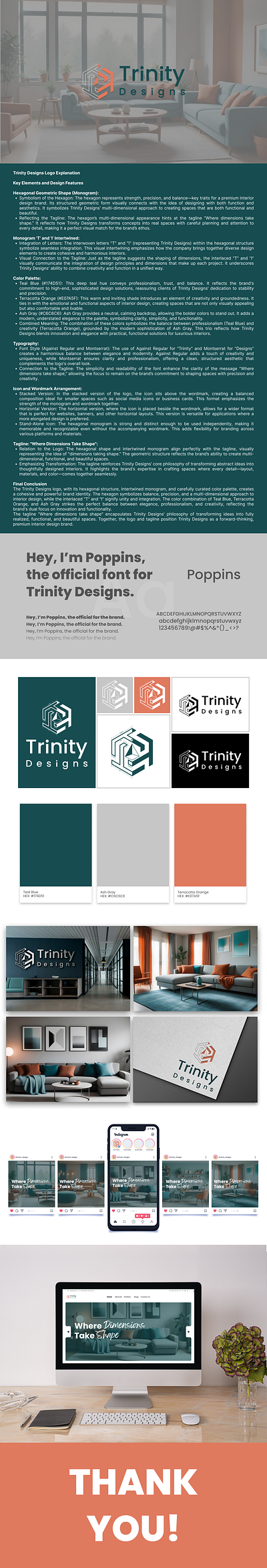 Trinity Designs Logo & Branding Showcase branding design graphic design illustration logo typography vector