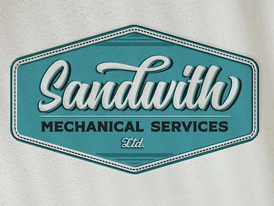 Logo Design: Sandwith Mechanical, Victoria BC branding graphic design jesse ladret logo malcontent creative print sandwith mechanical vancouver island victoria bc