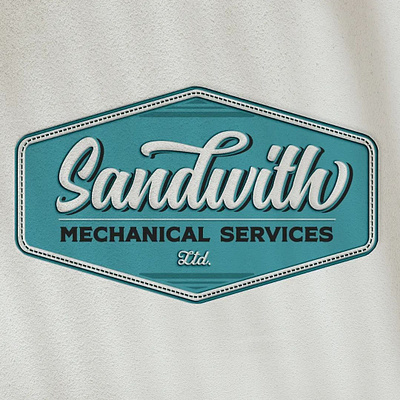 Logo Design: Sandwith Mechanical, Victoria BC branding graphic design jesse ladret logo malcontent creative print sandwith mechanical vancouver island victoria bc