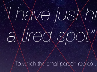 Tired Spot grid helvetica personal poster project type
