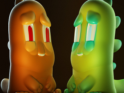 Monstober - Deen 3d illustration character design designer toy monster toy design vinyl toy