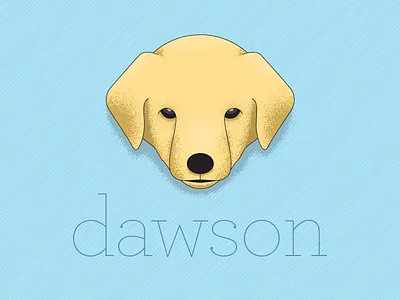 Puppy Dawson illustration practice shading