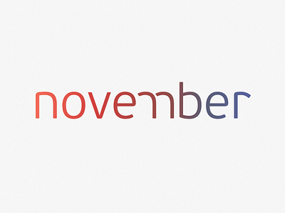 November clean flat gradient month november sketchapp type