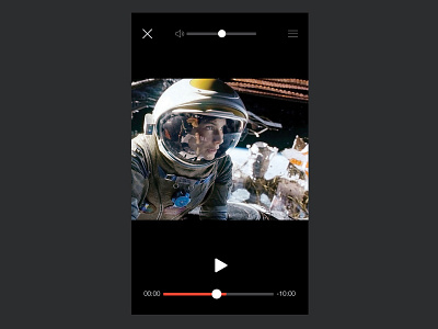 Video Player flat ui elements flat ui kit for iphone flat user interface elements iphone7 ui kit
