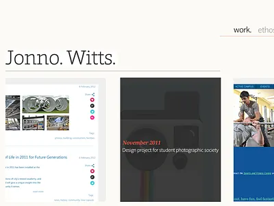 Shot #1264084 balance modular portfolio web design