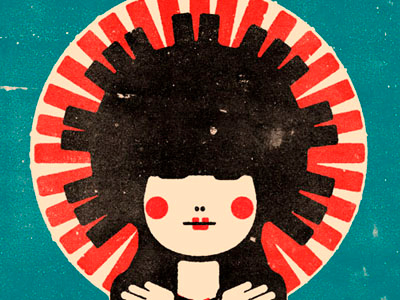 PRVM Totem character design color geometry illustration rock