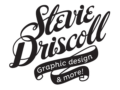 Personal Logo graphic designer lettering logo