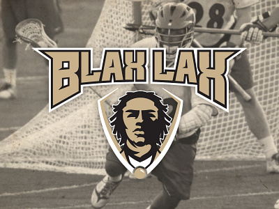 BlaxLax Lacross ball brand branding lacross lax shield sports