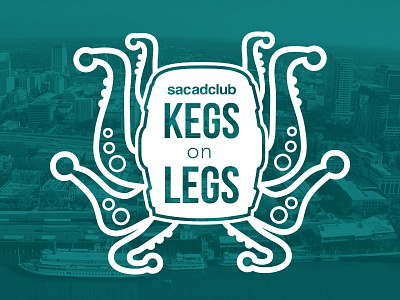 Kegs on Legs branding keg kegs on legs logo networking event octopus