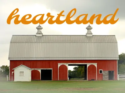 Heartland barn design farm landscape midwest photography typography yanti