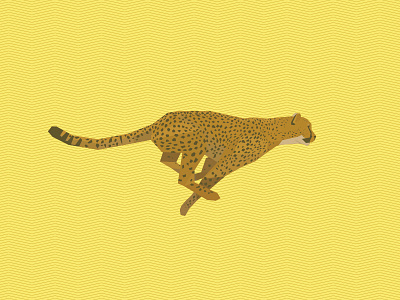 Another Cheetah cheetah fast ness illustration low poly spots vector