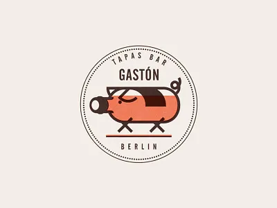 Gaston Tapas Bar bar conceptual geometry logo