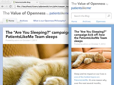 Re-blogging blog patientslikeme responsive