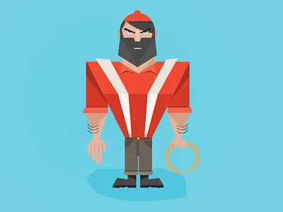 Caps adventure caps character game gaming geometry illustration ios jack manhood