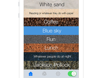 Textures for iPhone apps bars emotional design iphone routines tabbar textue