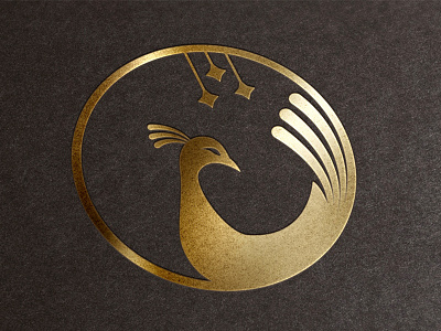 Virya apparel bird boutique brand clothing fashion identity india logo peacock virya