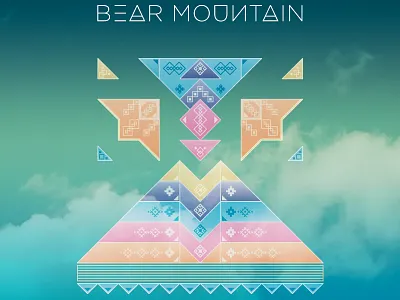 Bear Mountain in Mexico bear mountain mexico music music band poster pyramid sky
