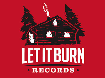 Let It Burn Records graphic design illustration logo t shirt design