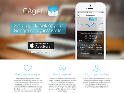 gagetapp.com gaget google analytics ios ios7 landing