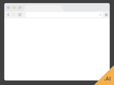Mini Browser (free illustrator download available) ai browser flat free icons illustrator mini presentation ui vector web