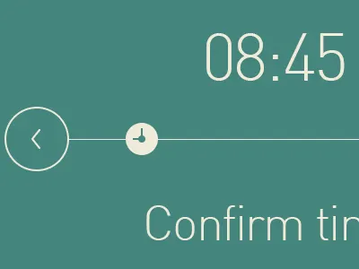 Time select slider app select slider time ui
