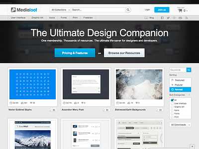 Medialoot redesign branding web website