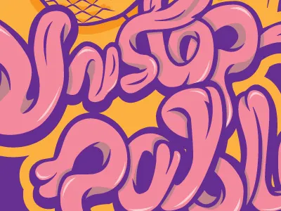 Tongue type dino tongue type typography