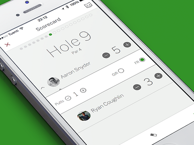 Golf App - Scorecard + Advanced Scoring golf ios7