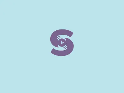 Sharetime letter s logo logotype s share time timebanking