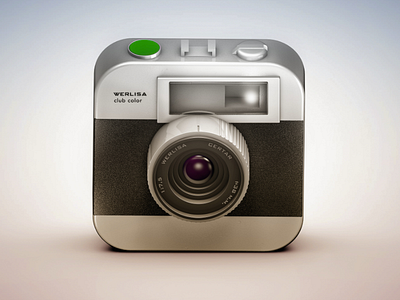 Werlisa iOS icon analog apple c4d cam camera cinema4d icon ios isaacclaramunt vintage werlisa