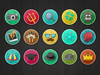 Badges badge game illustration