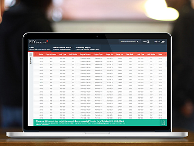 FlyData Dashboard dashboard data database flight fly information plane