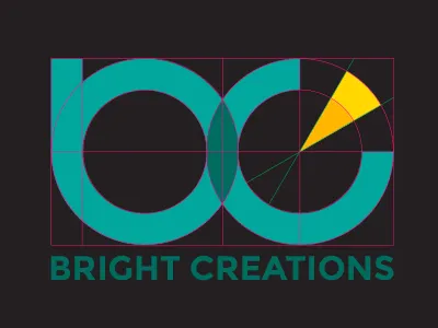 Bright Creations brand identity bright creations logo rejuvenation of existing brand